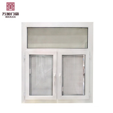 Upvc/pvc plastic double glass for louver shutter casement window